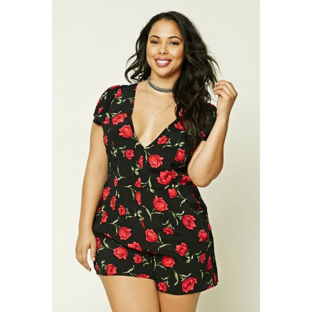 Forever 21 | Plus Size Floral Romper